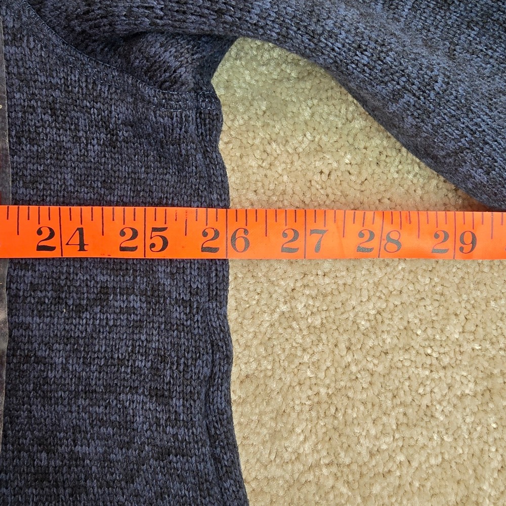 Eddie Bauer Mens XL 1/4 Zip Sweater Fleece Pullover Blue Marl NWT - Picture 5 of 9